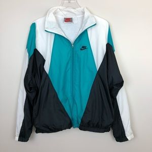 nike tri color windbreaker